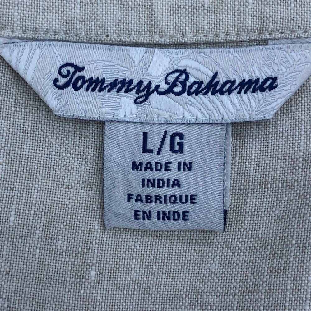 Tommy Bahama Womens Size L Tunic Top Embroidered Beaded Linen *TINY FLAW - Picture 11 of 16